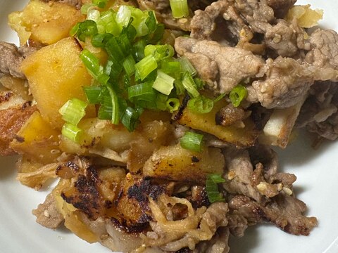 牛肉とえのき、しめじのいためもの